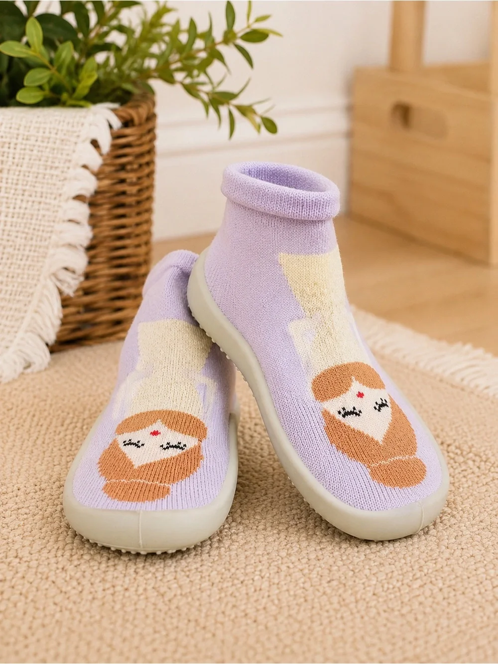 Collégien Princess Slipper Socks | Girls IS 6/6.5 | Made in France | NWT